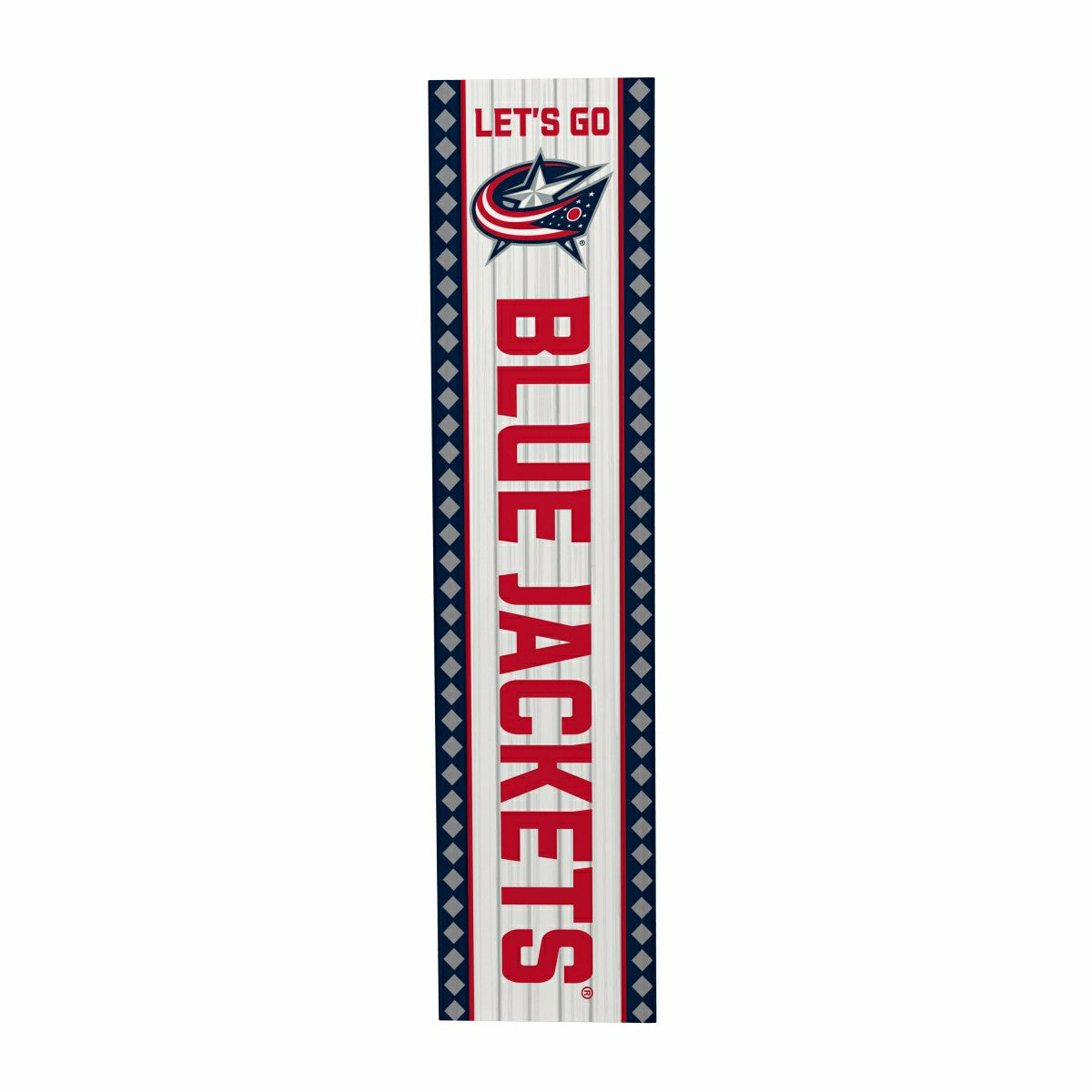 Columbus Blue Jackets 47" Double Sided Leaner, Christmas, NHL, Home