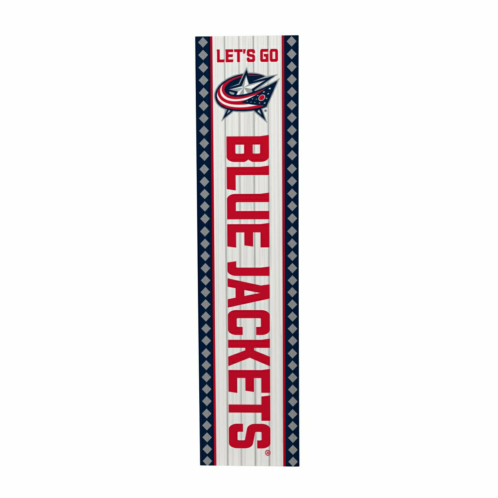 Columbus Blue Jackets 47" Double Sided Leaner, Christmas, NHL, Home