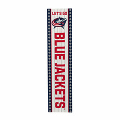 Columbus Blue Jackets 47" Double Sided Leaner, Christmas, NHL, Home