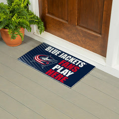 Columbus Blue Jackets Fan Mat, 28"x16", NHL