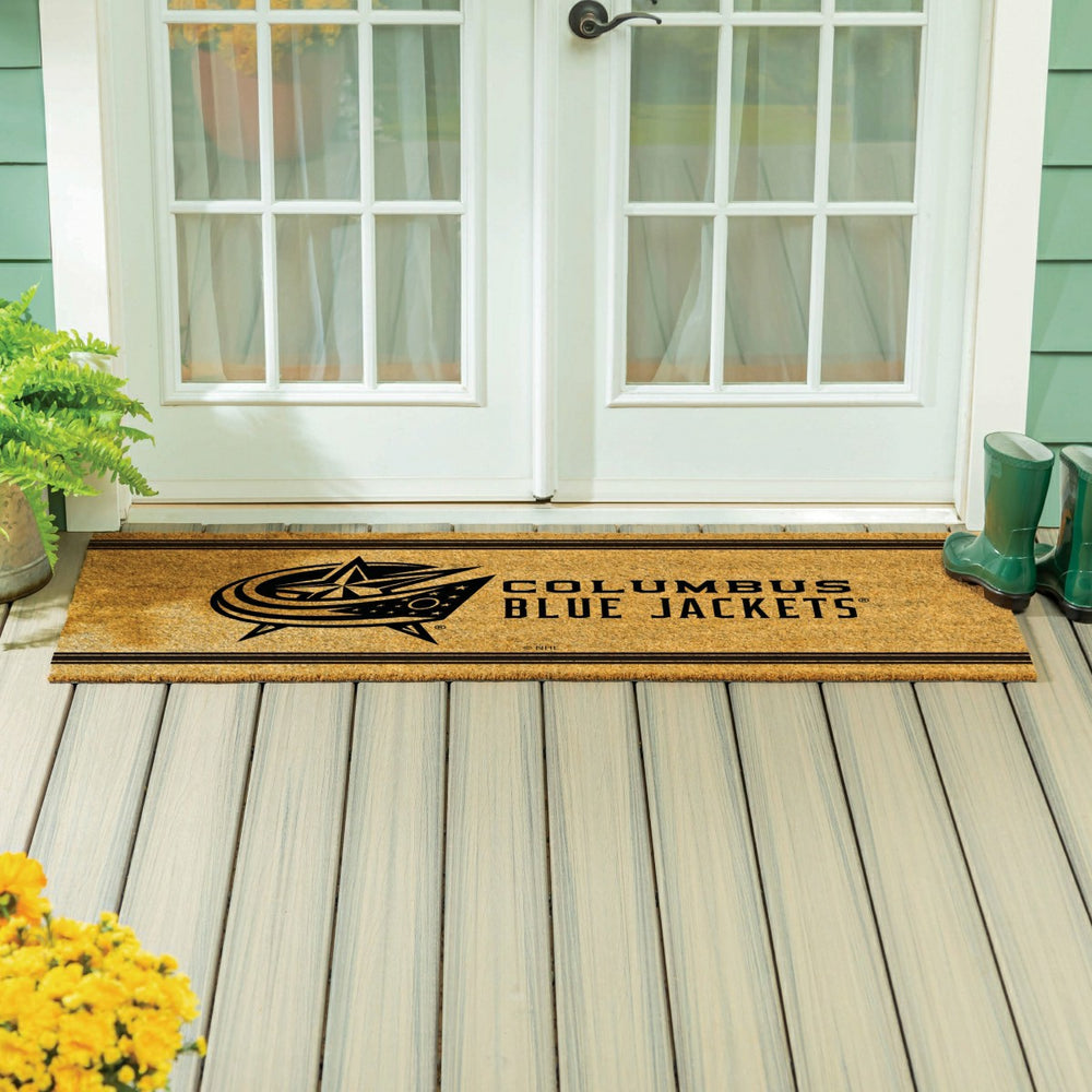 Columbus Blue Jackets Extra Large One Color Coir Mat, 60"x24", NHL