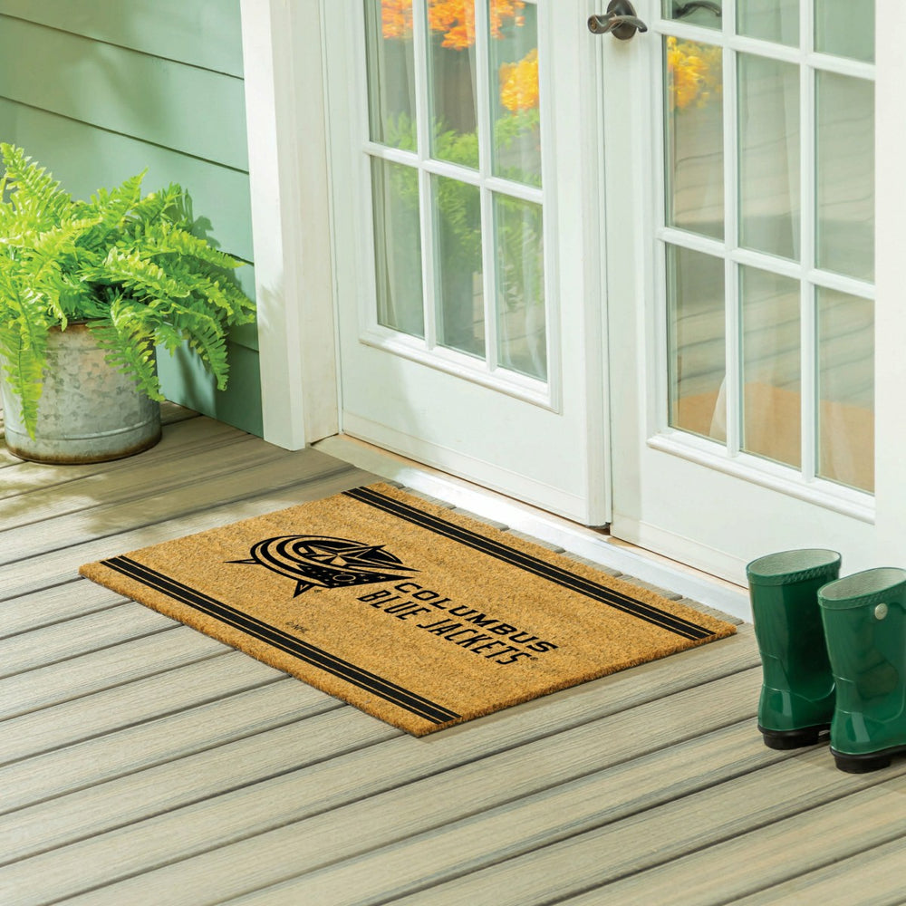 Columbus Blue Jackets Large One Color Coir Mat, 36"x24", NHL