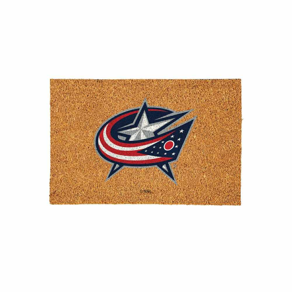 Columbus Blue Jackets Large Full Color Coir Mat, 36"x24", NHL