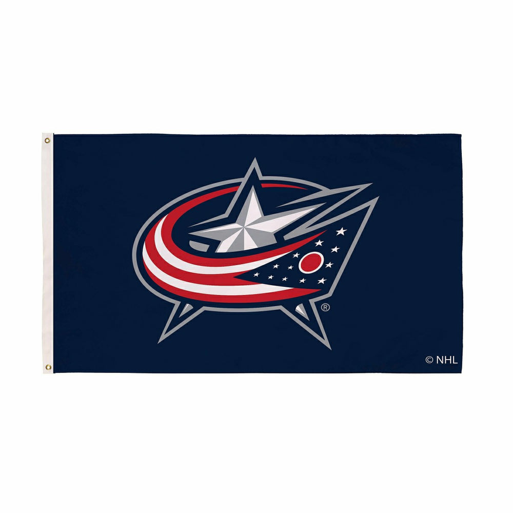 Columbus Blue Jackets Single Sided Flag with 2 Grommets, 3'x5', NHL, Home