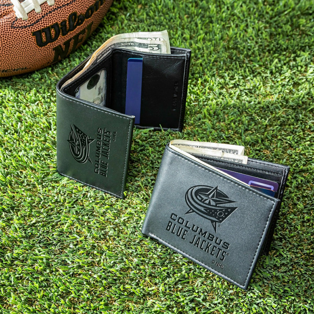 Columbus Blue Jackets, Bi-Fold and Tri-Fold Wallet Gift Set, Black, NHL, Home