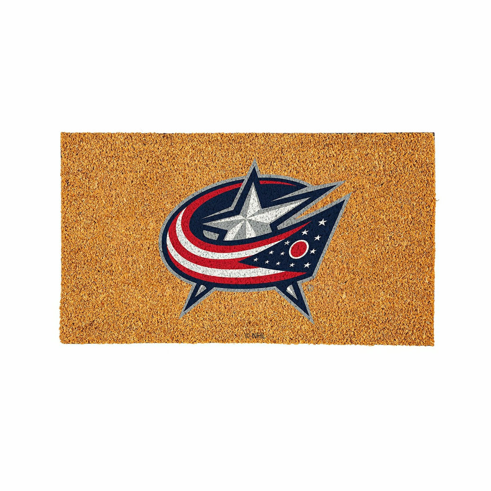 Coir Mat, 16"x28", Columbus Blue Jackets, NHL