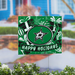 Dallas Stars Yard Sign, Holiday, NHL, Home