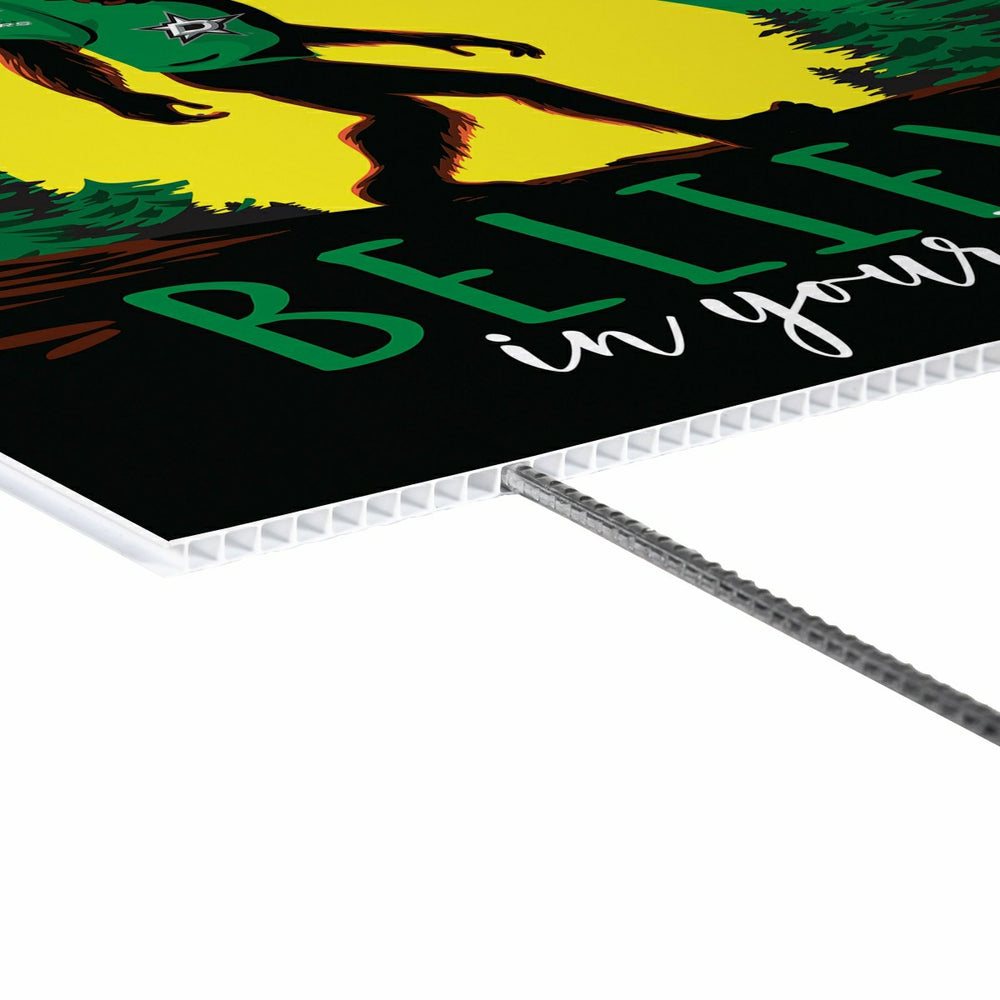 Dallas Stars Yard Sign, Bigfoot, NHL, Home