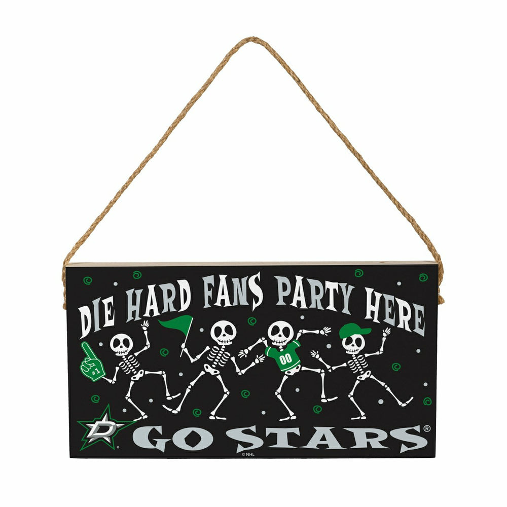 Dallas Stars Halloween Wood Wall Sign, 6x11, NHL, Home