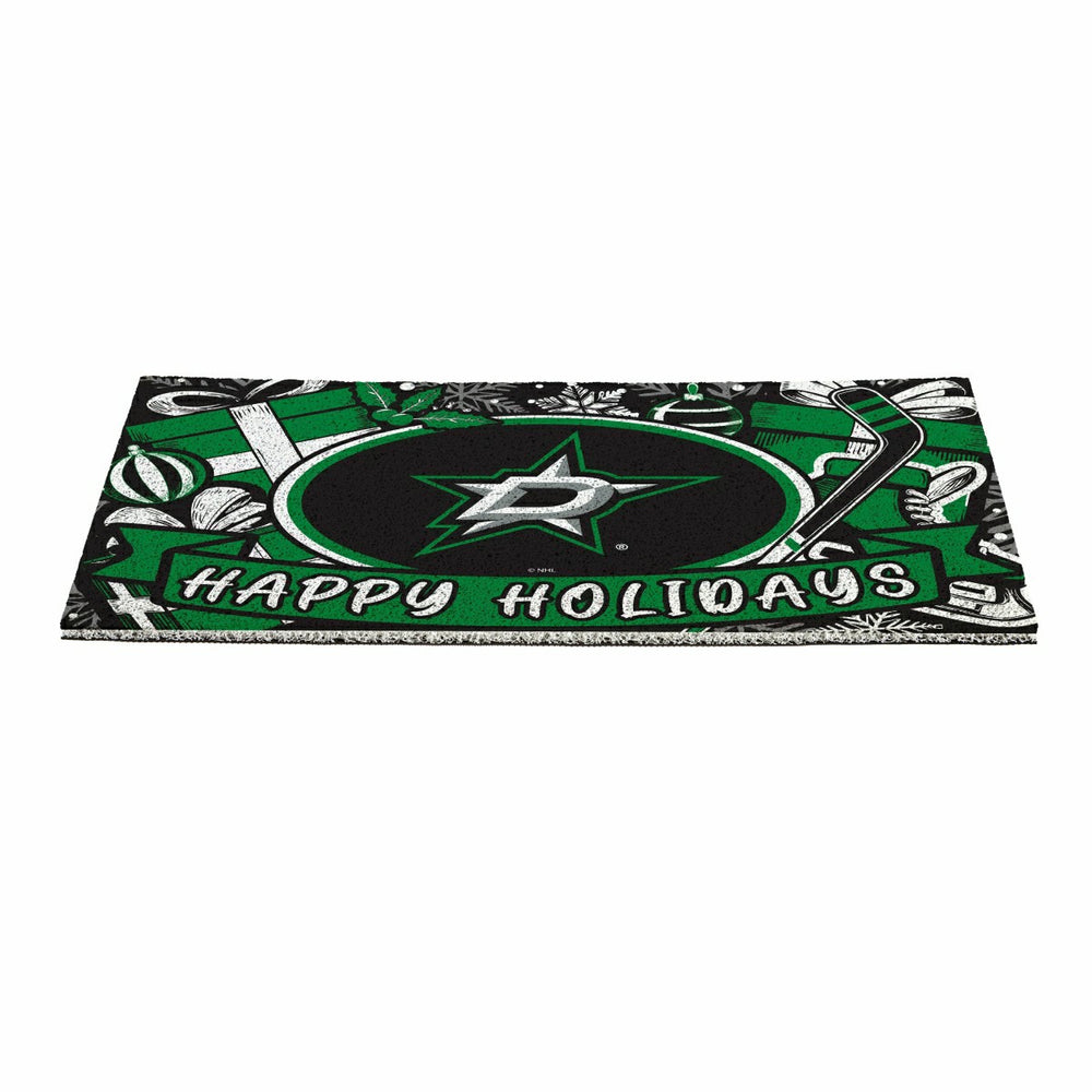 Dallas Stars Holiday PVC Mat, 28"x16", NHL