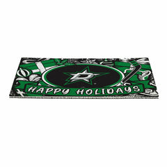 Dallas Stars Holiday PVC Mat, 28"x16", NHL