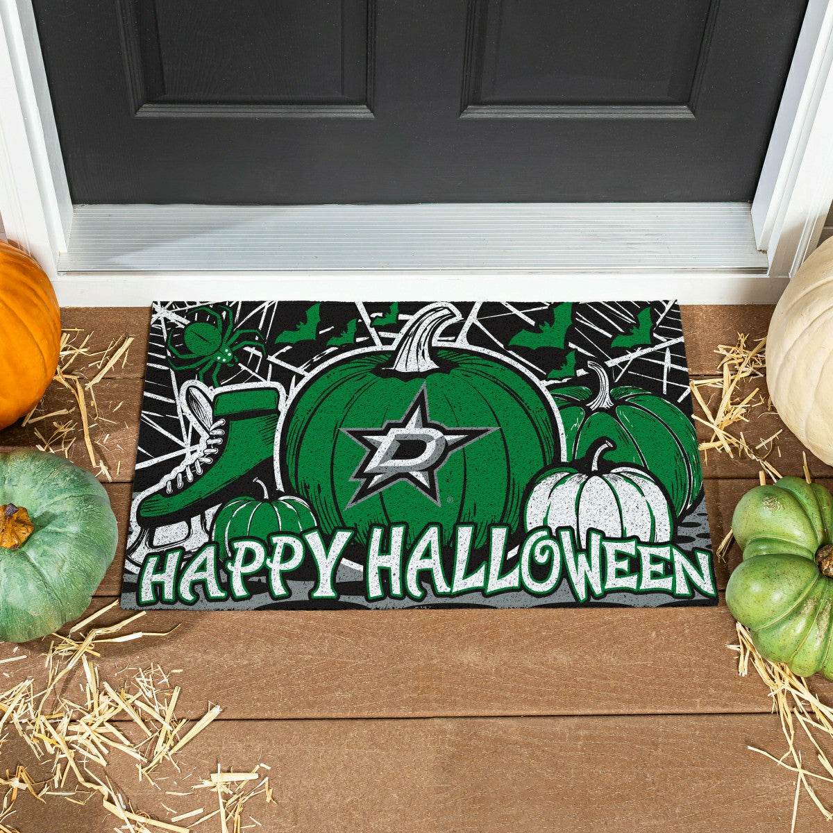 Dallas Stars Halloween PVC Mat, 28"x16", NHL