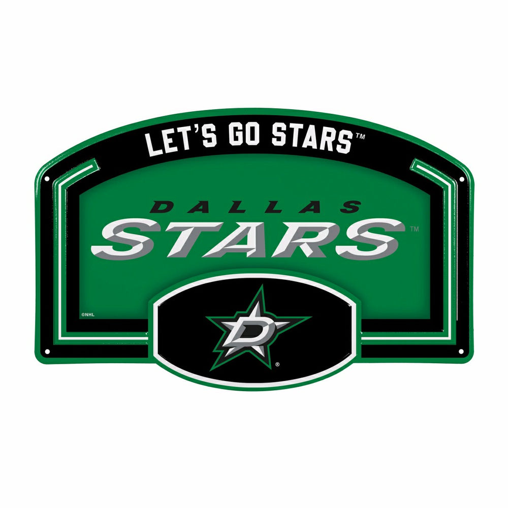 Dallas Stars USA Embossed Steel Wall Sign, 11" x 17", NHL, Home