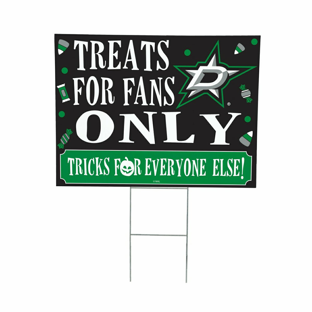 Dallas Stars Yard Sign, Halloween Treats for Fans, NHL, Home