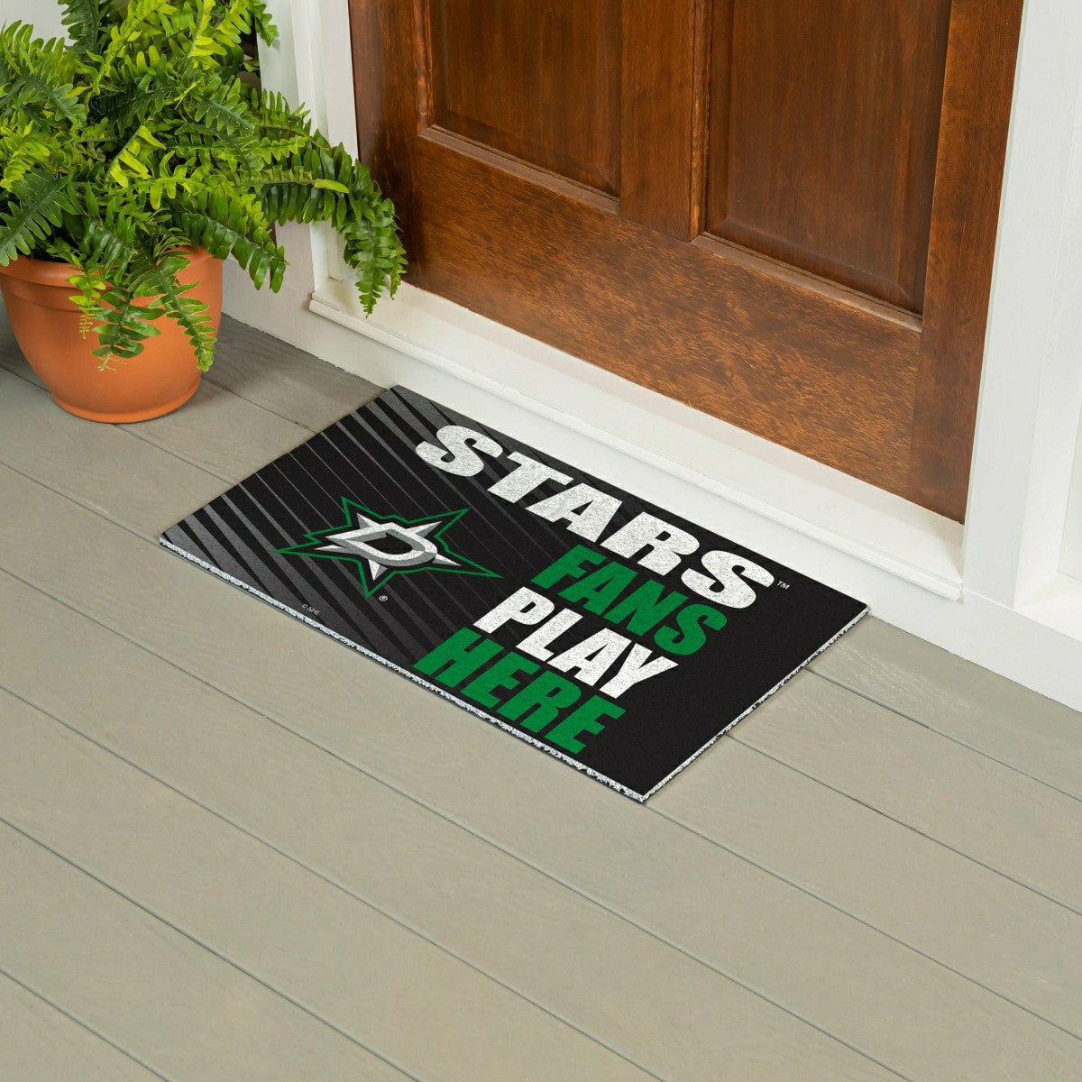 Dallas Stars Fan Mat, 28"x16", NHL