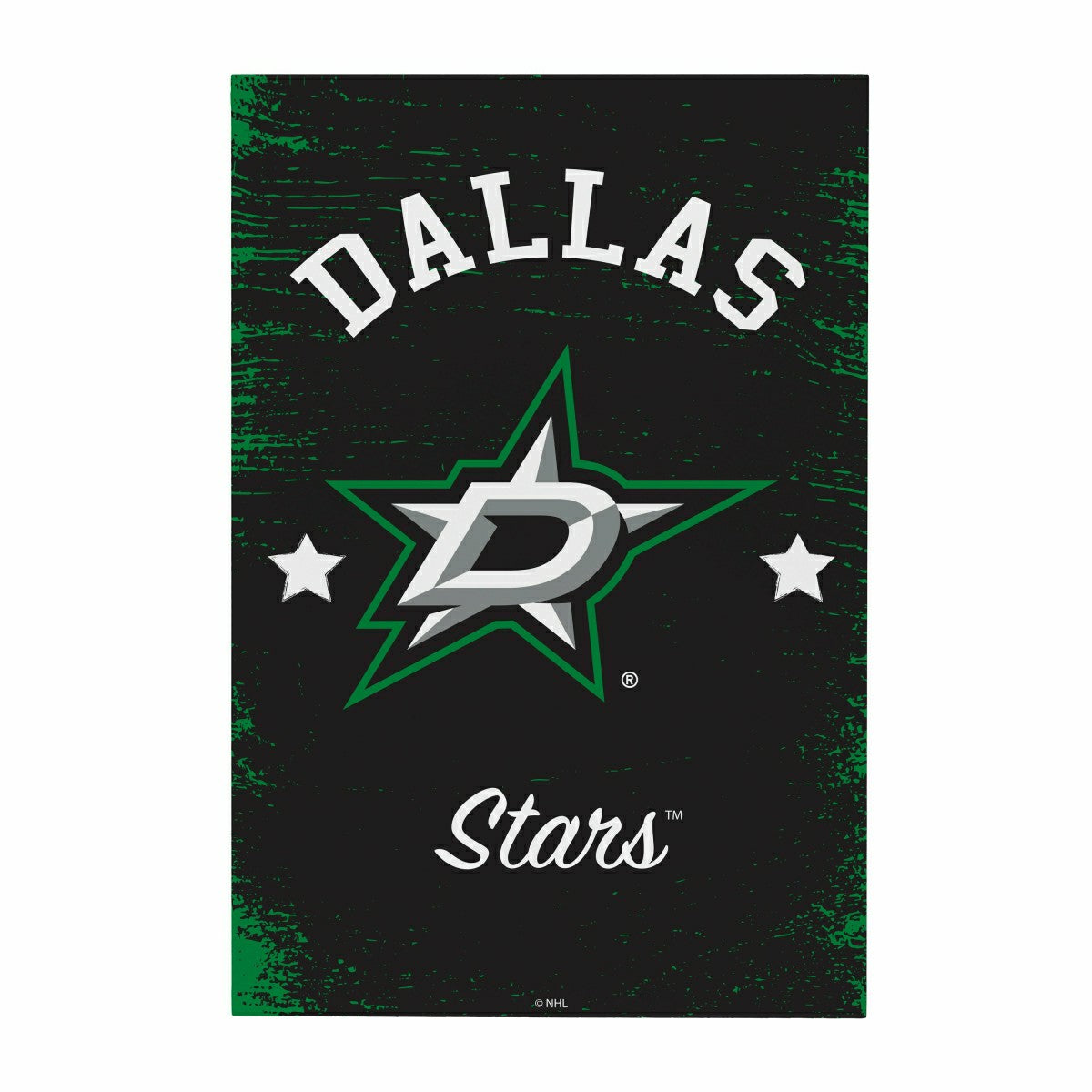Dallas Stars Wood Wall Sign, 16x24, NHL, Home