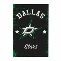 Dallas Stars Wood Wall Sign, 16x24, NHL, Home
