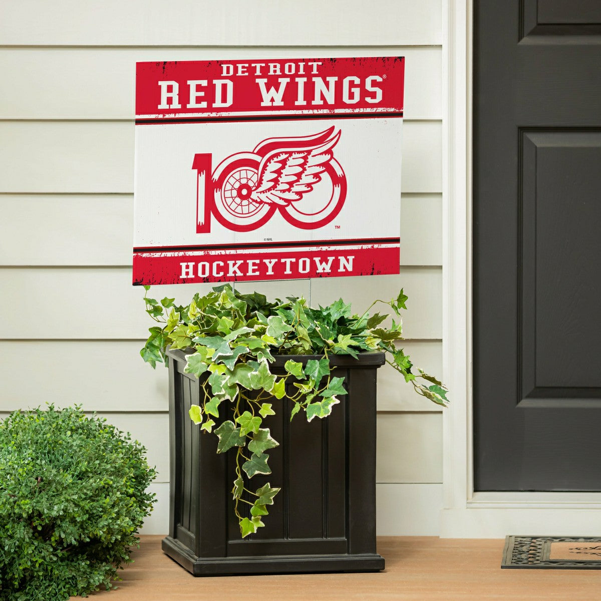 Detroit Red Wings, 100 Anniversary Cororplast Yard Sign, NHL, Home