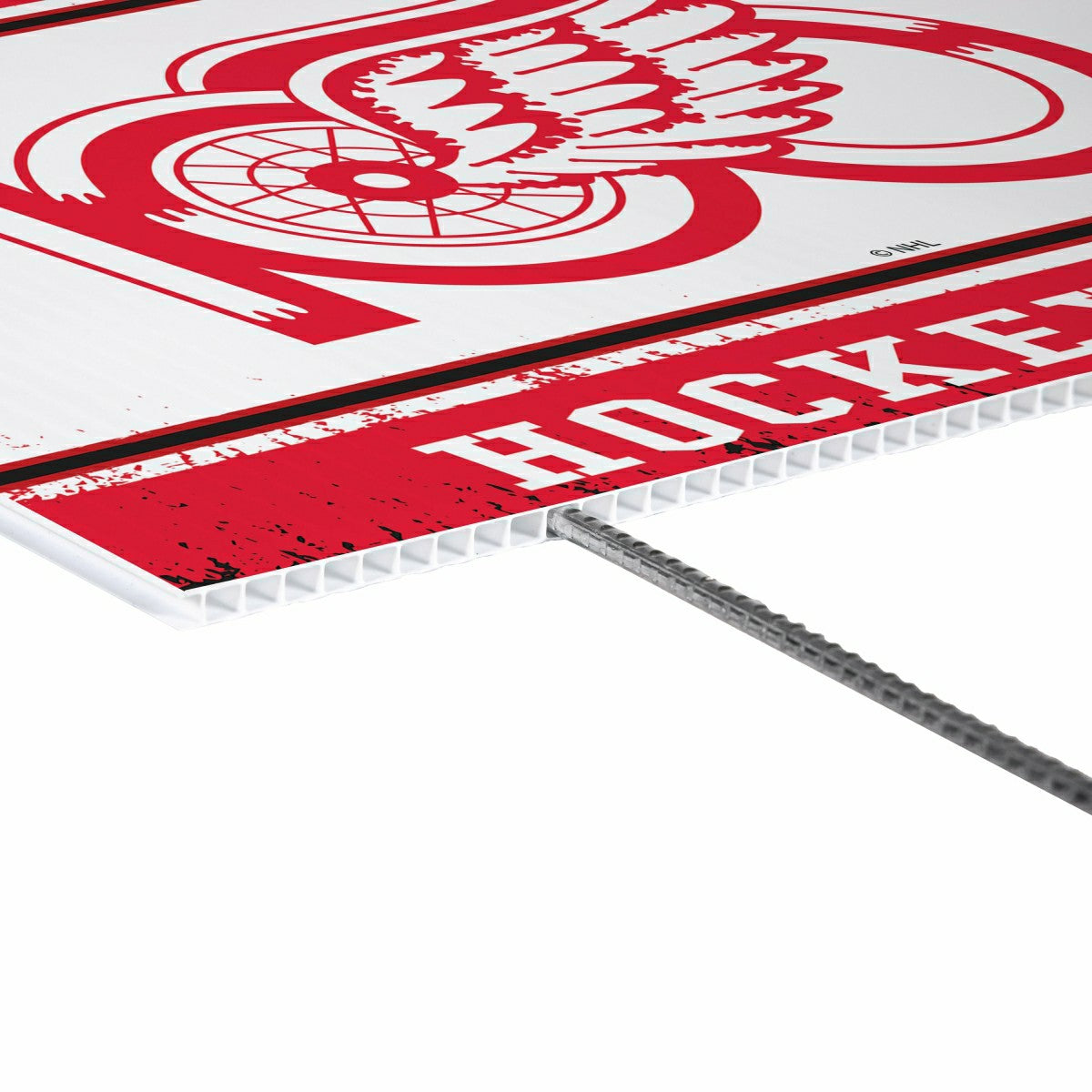 Detroit Red Wings, 100 Anniversary Cororplast Yard Sign, NHL, Home