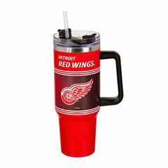 40oz Stainless Steel Canyon Cup w/ Straw, Detroit Red Wings, NHL, Home