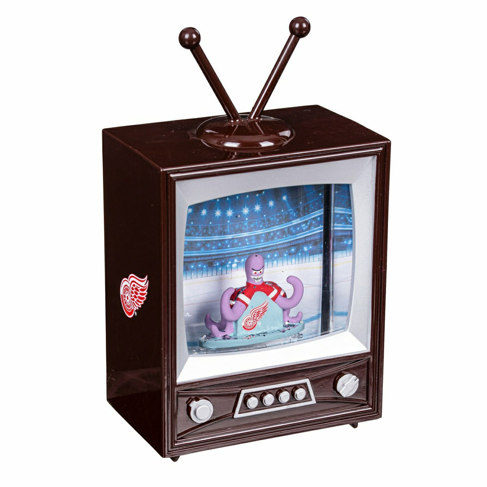 Detroit Red Wings Vintage TV Water Lantern, NHL, Home
