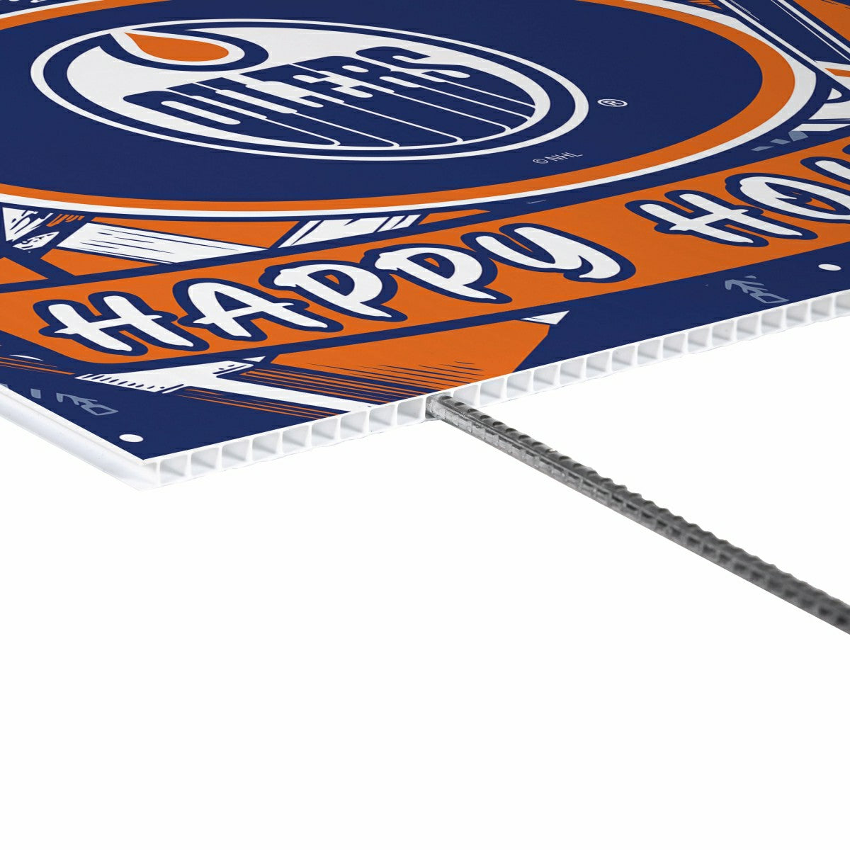 Edmonton Oilers Yard Sign, Holiday, NHL, Home