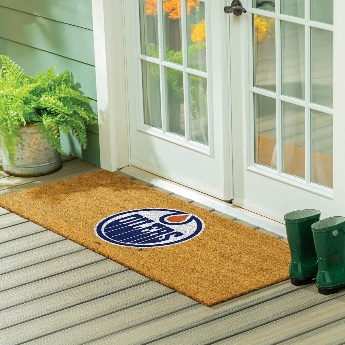 Edmonton Oilers Extra Large Full Color Coir Mat, 60"x24", NHL