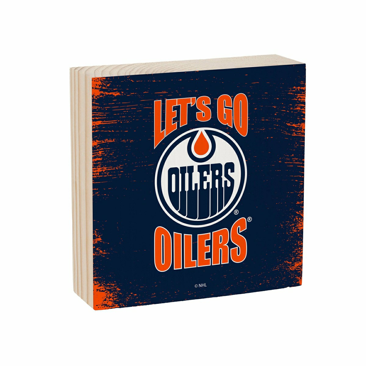 Edmonton Oilers Plock, Down Home Fans, 6x6, NHL, Home