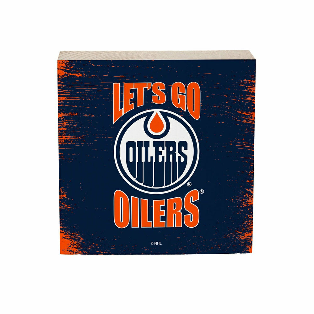 Edmonton Oilers Plock, Down Home Fans, 6x6, NHL, Home