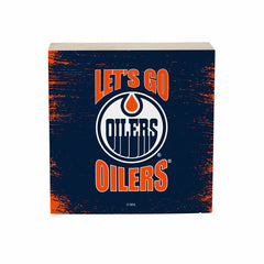 Edmonton Oilers Plock, Down Home Fans, 6x6, NHL, Home