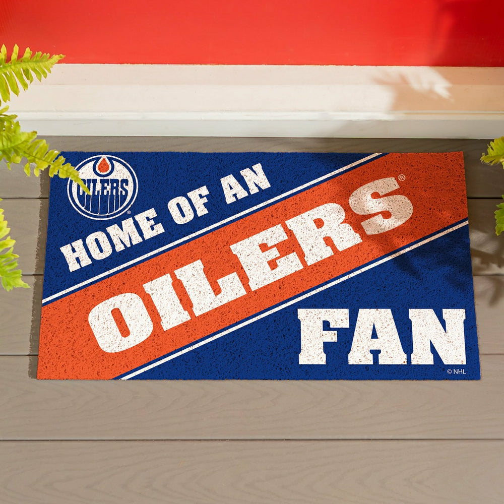 Edmonton Oilers, PVC Mat COLOR, Home of a Fan, NHL