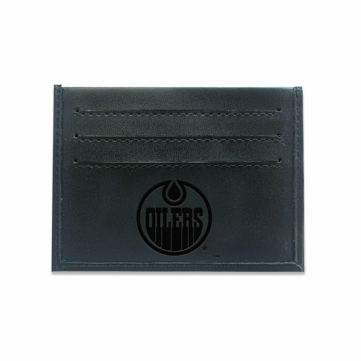 Front Pocket Wallet w/ RFID Blocking, Edmonton Oilers, Black, NHL, Home