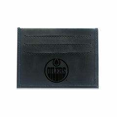 Front Pocket Wallet w/ RFID Blocking, Edmonton Oilers, Black, NHL, Home