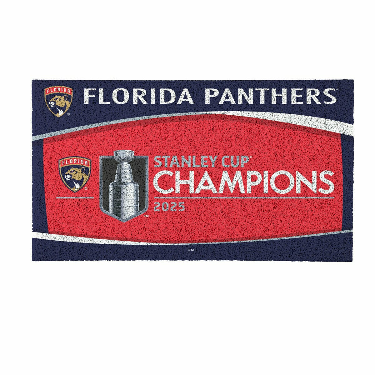Florida Panthers, Stanley Cup 2025 Champions Turf Mat, Color, NHL