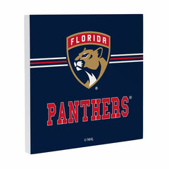 Florida Panthers Wood Wall Sign, 12x12, NHL, Home