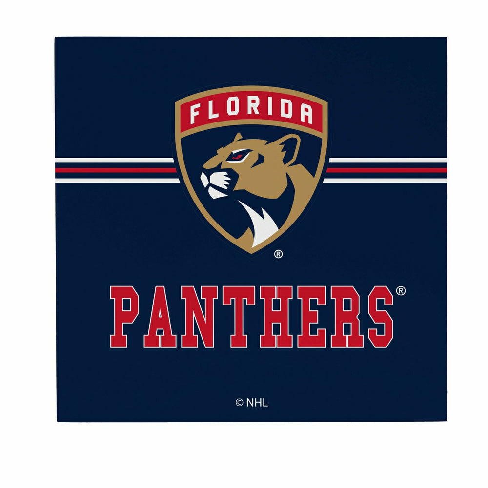 Florida Panthers Wood Wall Sign, 12x12, NHL, Home