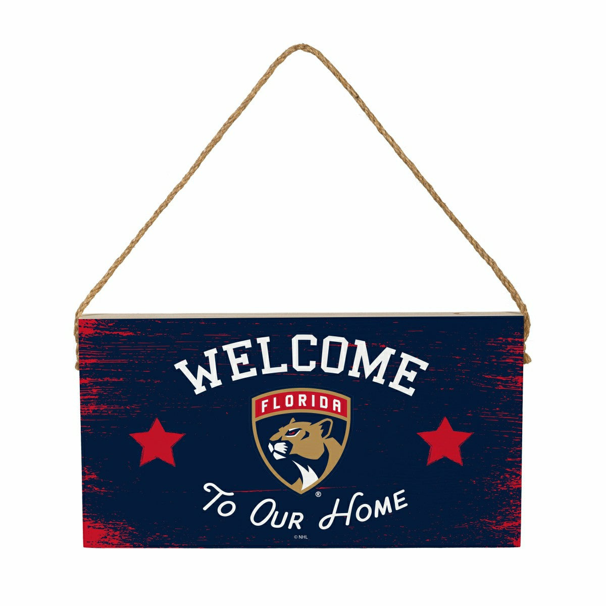 Florida Panthers Wood Wall Sign, 6x11, NHL, Home