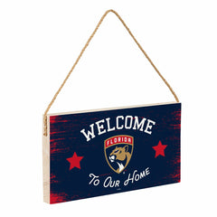 Florida Panthers Wood Wall Sign, 6x11, NHL, Home