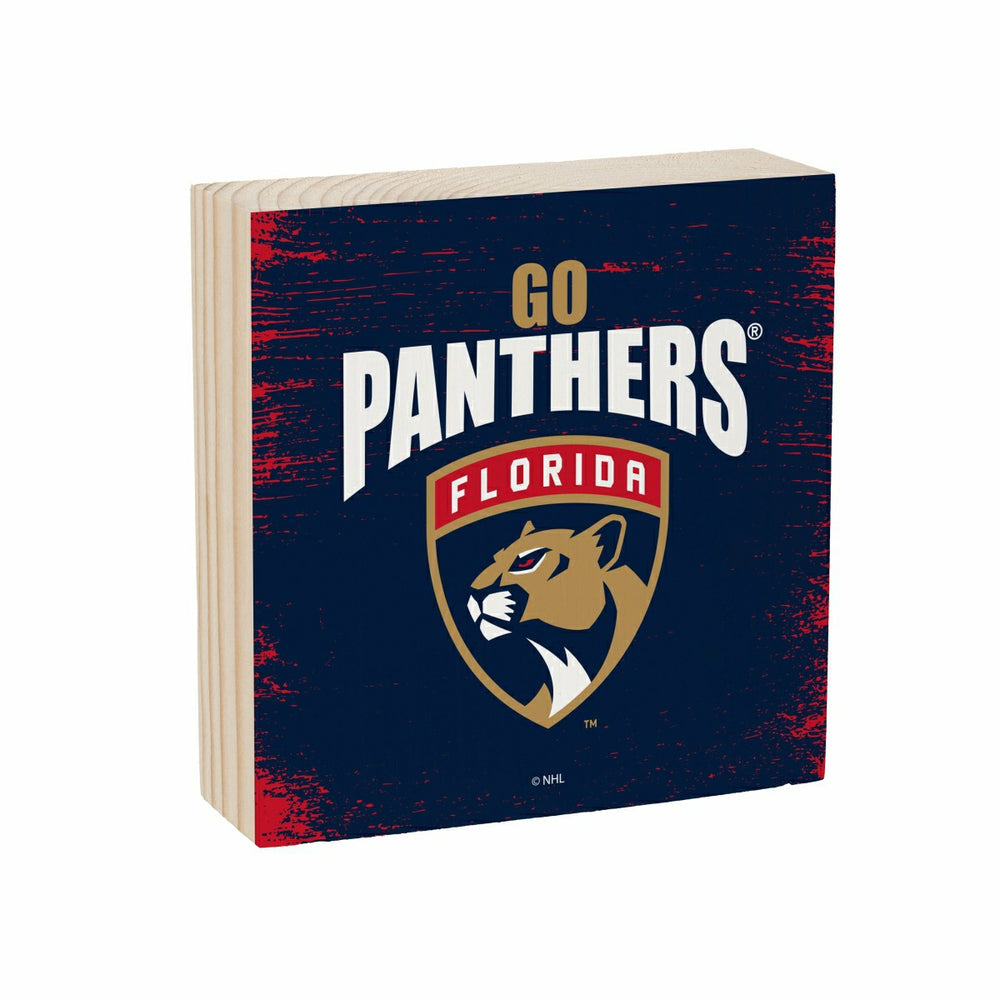 Florida Panthers Plock, Down Home Fans, 6x6, NHL, Home