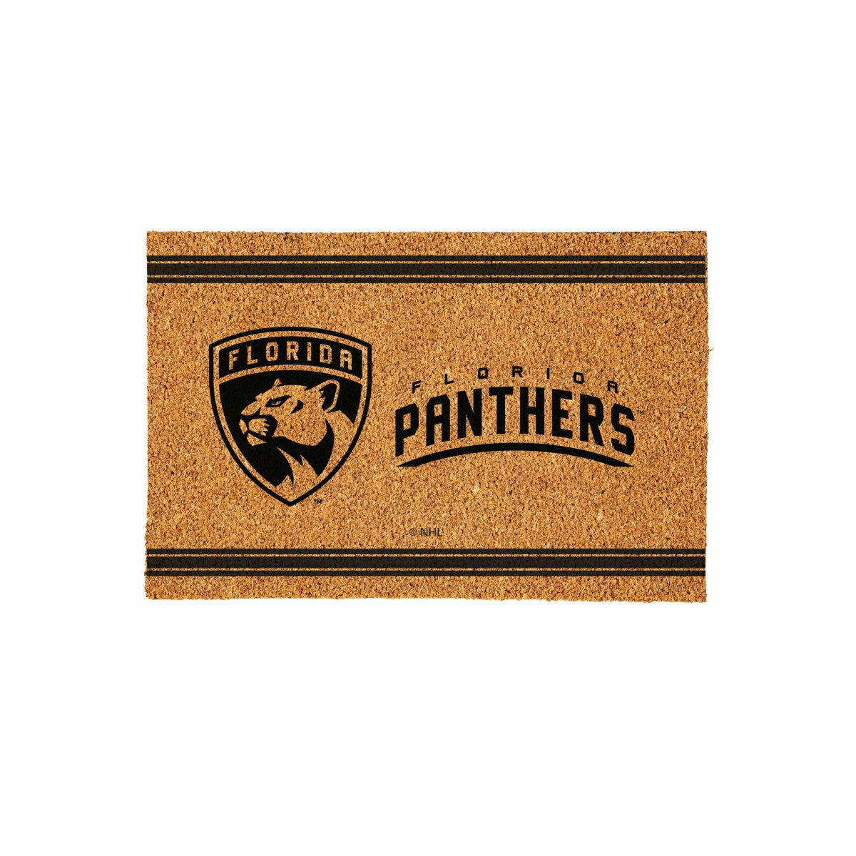 Florida Panthers Large One Color Coir Mat, 36"x24", NHL