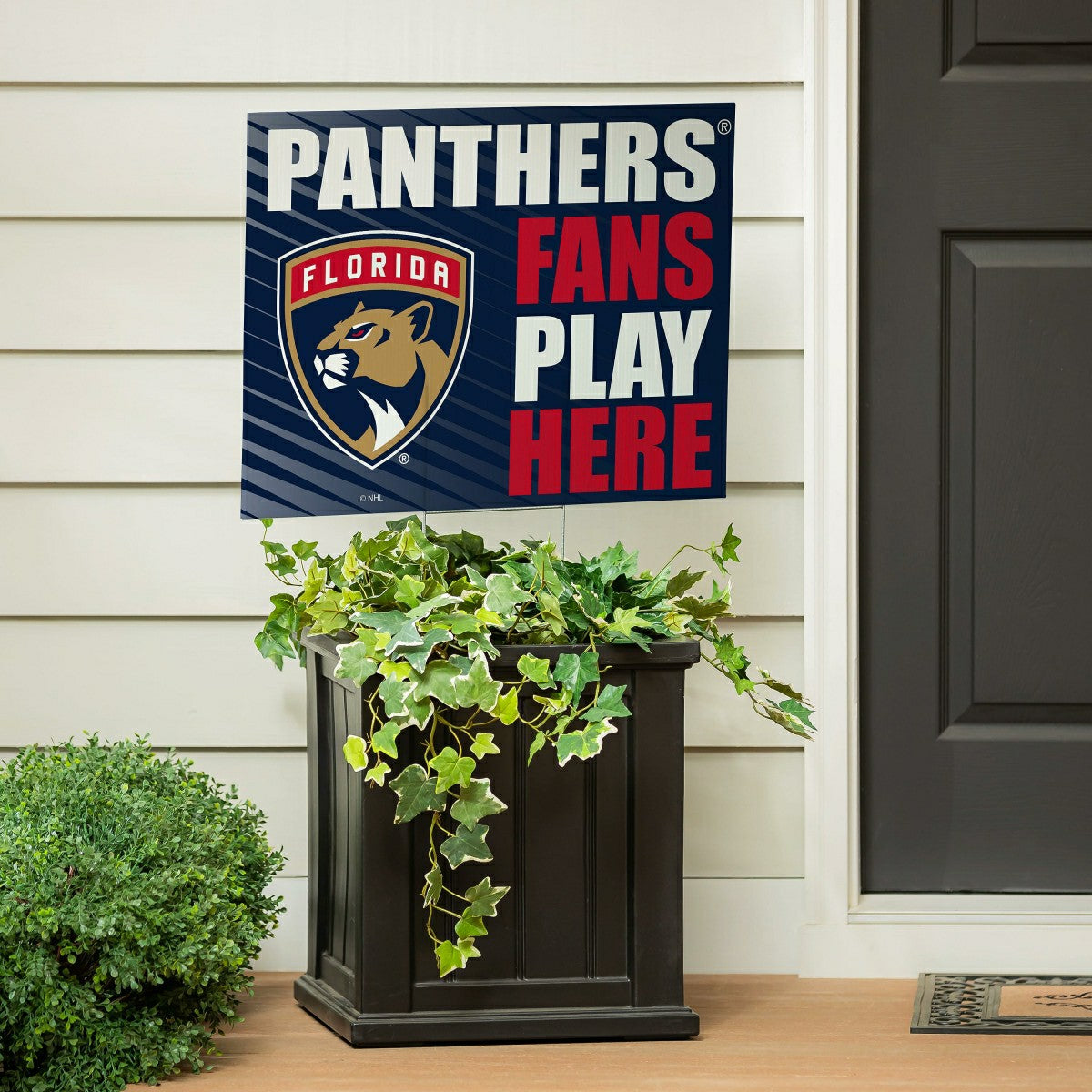 Florida Panthers Coroplast Yard Sign "Fans Play Here", NHL, Home