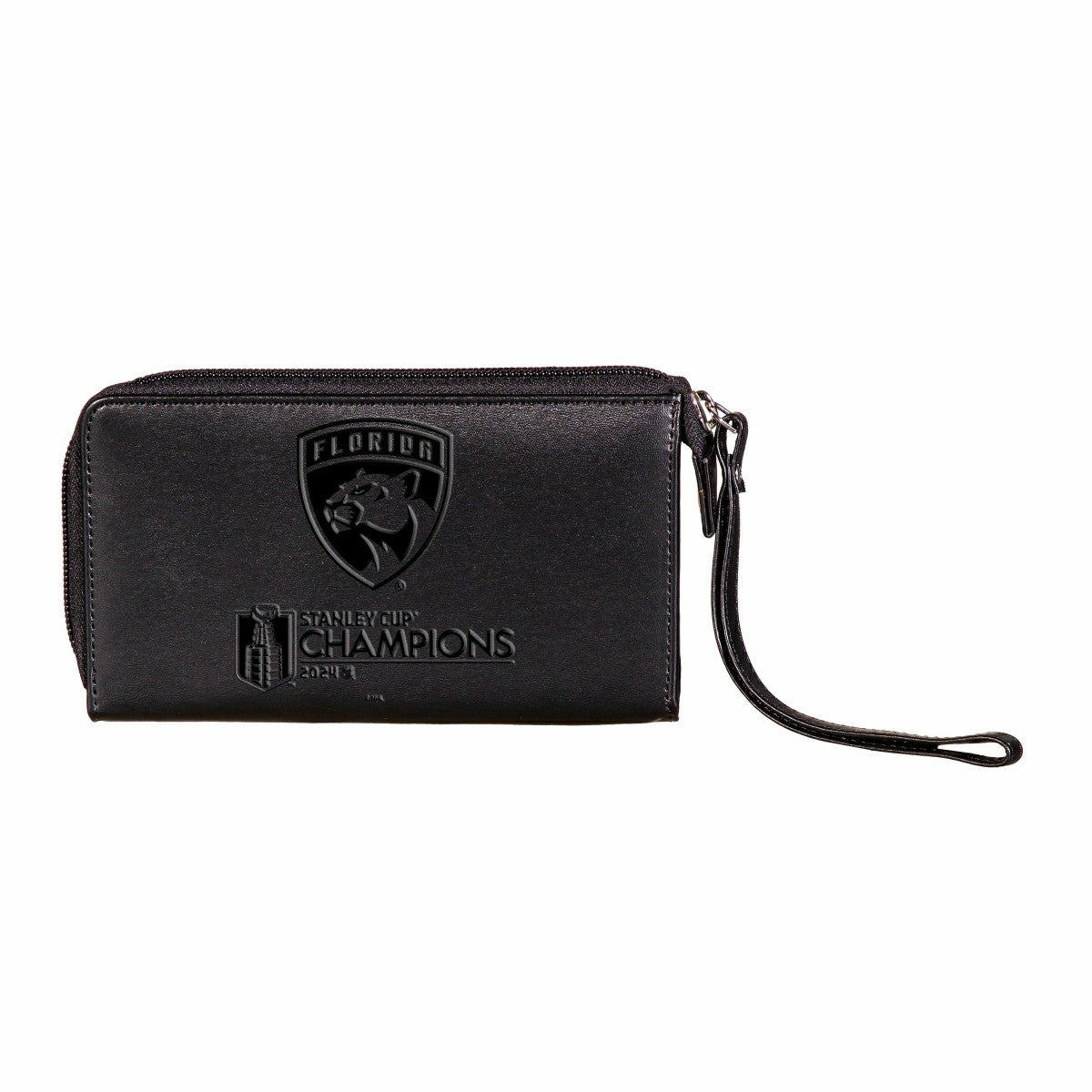 Florida Panthers Wristlet Wallet, Black, SC24 Champions, NHL, Home