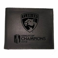 Florida Panthers Bi-Fold Wallet, Stanley Cup Champions 2024, NHL, Home