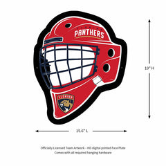 LED Wall Decor, Helmet, Florida Panthers, NHL, Home