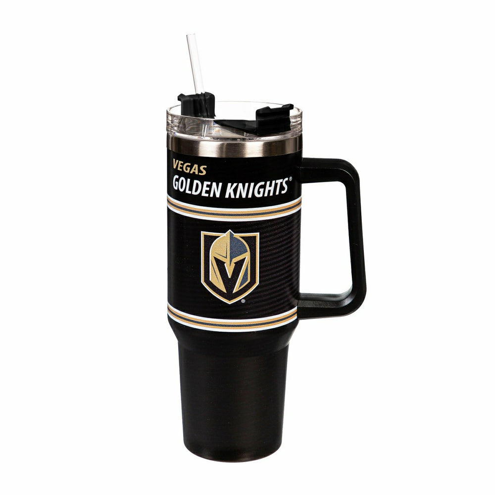 40oz Stainless Steel Canyon Cup w/ Straw, Vegas Golden Knights, NHL, Home