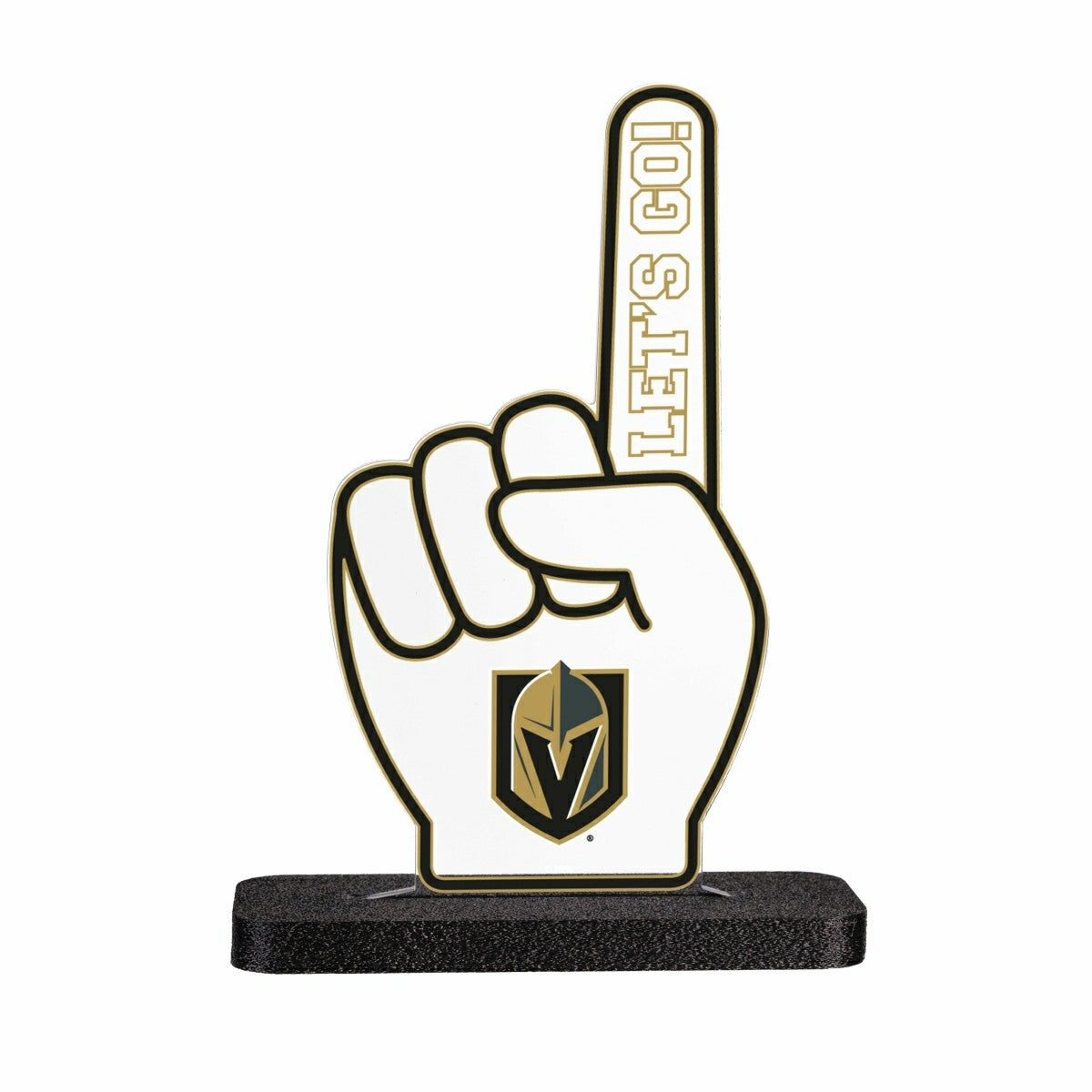 Vegas Golden Knights Hockey Foam Finger Desklite LED Decor, NHL, Home