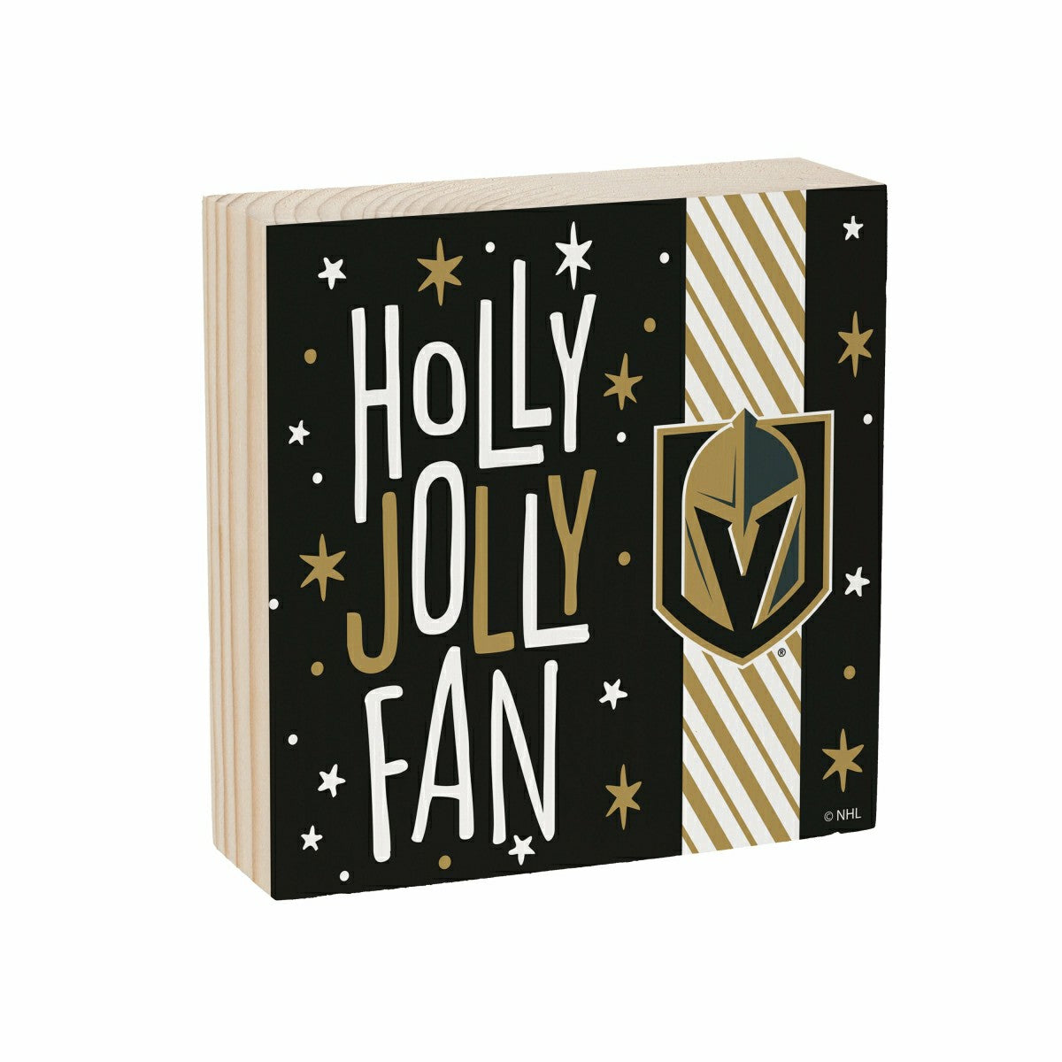 Vegas Golden Knights Block, Holiday, 6x6, NHL, Home