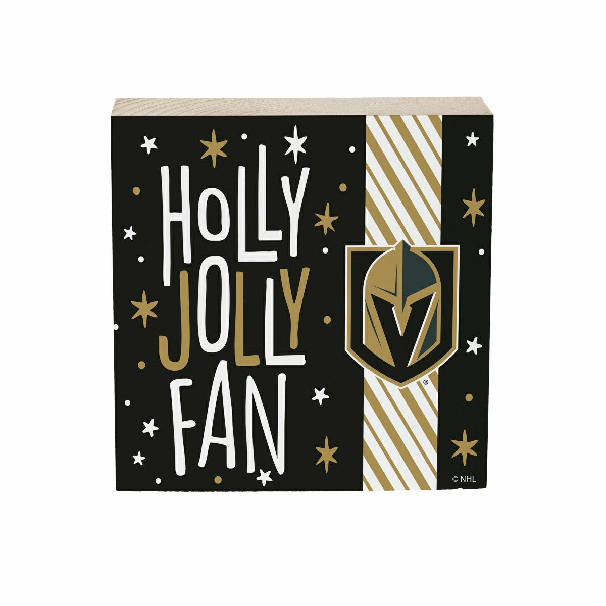 Vegas Golden Knights Block, Holiday, 6x6, NHL, Home