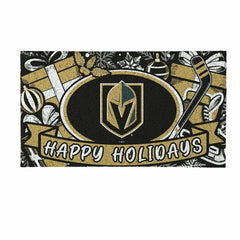 Vegas Golden Knights Holiday PVC Mat, 28"x16", NHL