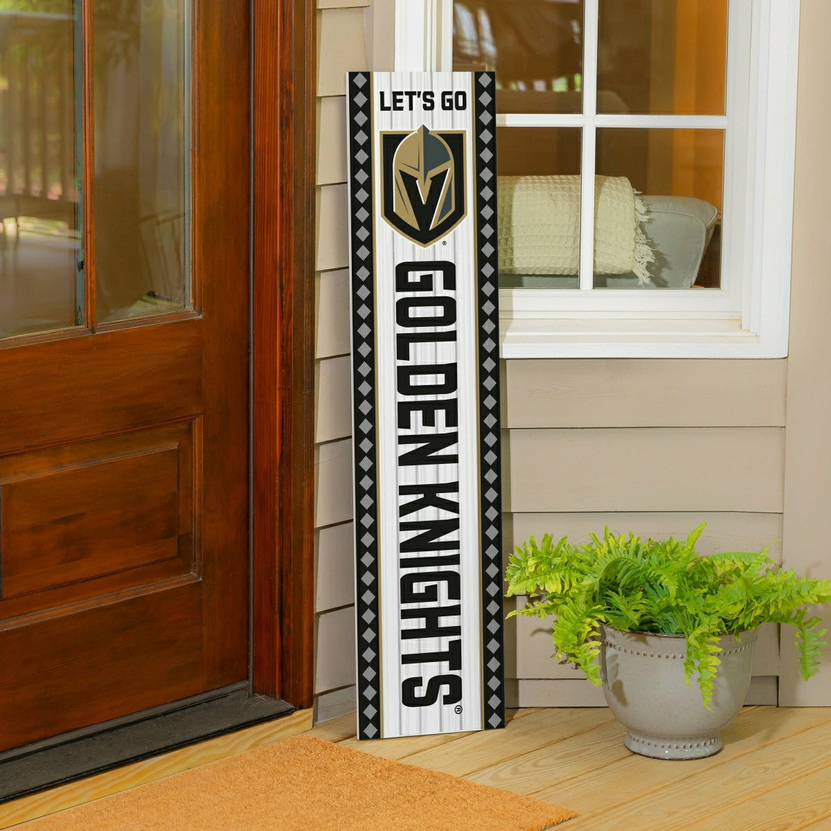 47" Double Sided Leaner, Vegas Golden Knights, Christmas, NHL, Home